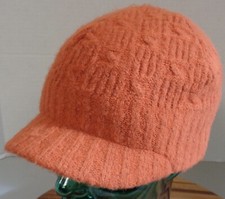YOUTH COLUMBIA WATCH CAP STYLE WINTER HAT ORANGE OSFM VERY GOOD CONDITION  19