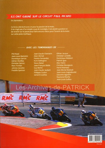 Livre Circuit du Castellet - PAUL RICARD Grand Prix Moto Bol d'Or MJ 200 1970-99 - Picture 11 of 11
