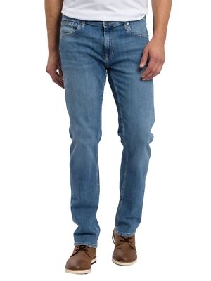 Cross Jeans Herren Jeans Damien Slim Fit Stretch Hose Blau Light Blue w30-w42