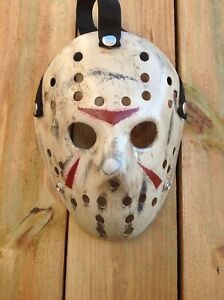 Custom hand painted Friday the 13 Jason Vorhees hockey mask.
