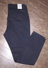 Zoe Karssen Boyfriend Jeans Size 27 (30") Janis Rip n'Roll Black Distressed SMS