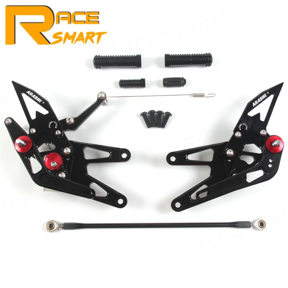 Juego de estriberas traseras ajustables V2.0 para Yamaha YZF R6 2003-2005 Foto 2 de 4