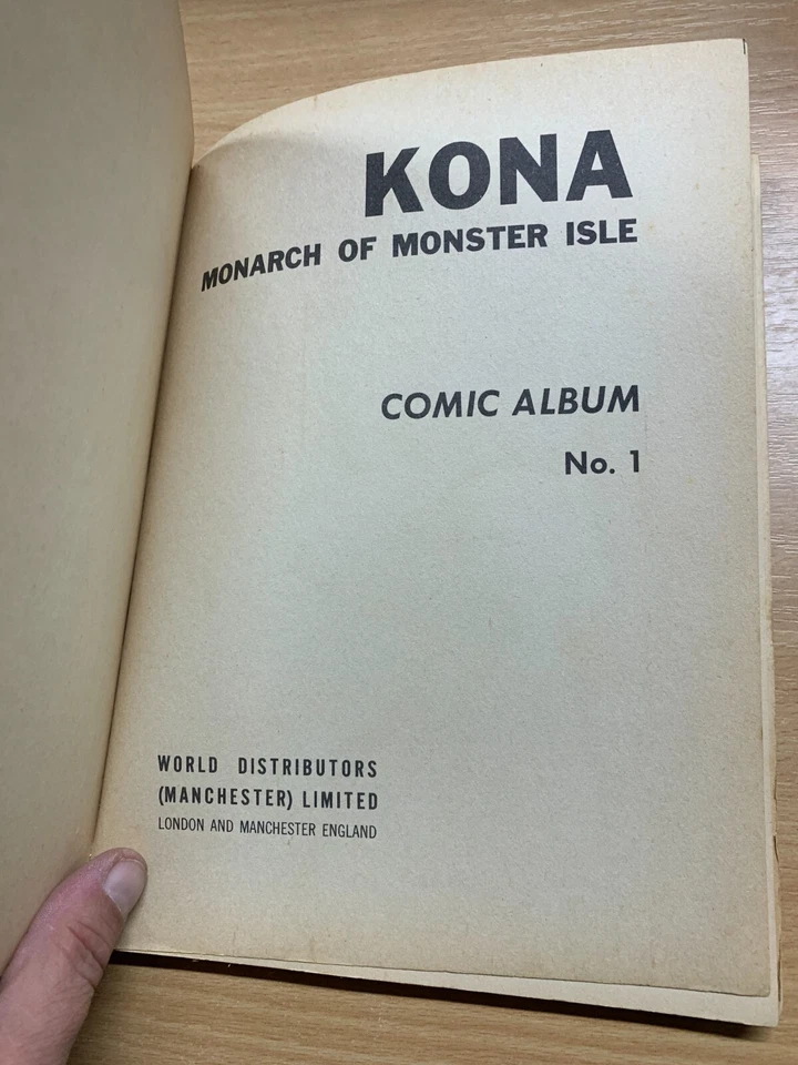 1965 "KONA MONARCH OF MONSTER ISLE COMIC ALBUM No1" ILLUSTRATED ANNUAL BOOK (P3) - Image 4 of 4