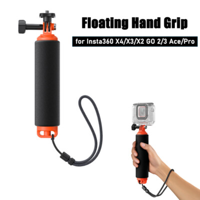 Floating Hand Grip Buoyancy Stick Mount for Insta360 X4/X3/X2 GO 2/3 Ace/Pro