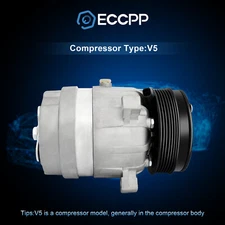 AC A/C Compressor For 96-05 Buick LeSabre Oldsmobile 88 98 LSS Pontiac 3.8L