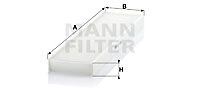 MANN-FILTER CU 4436 filter, cabin air for MINI