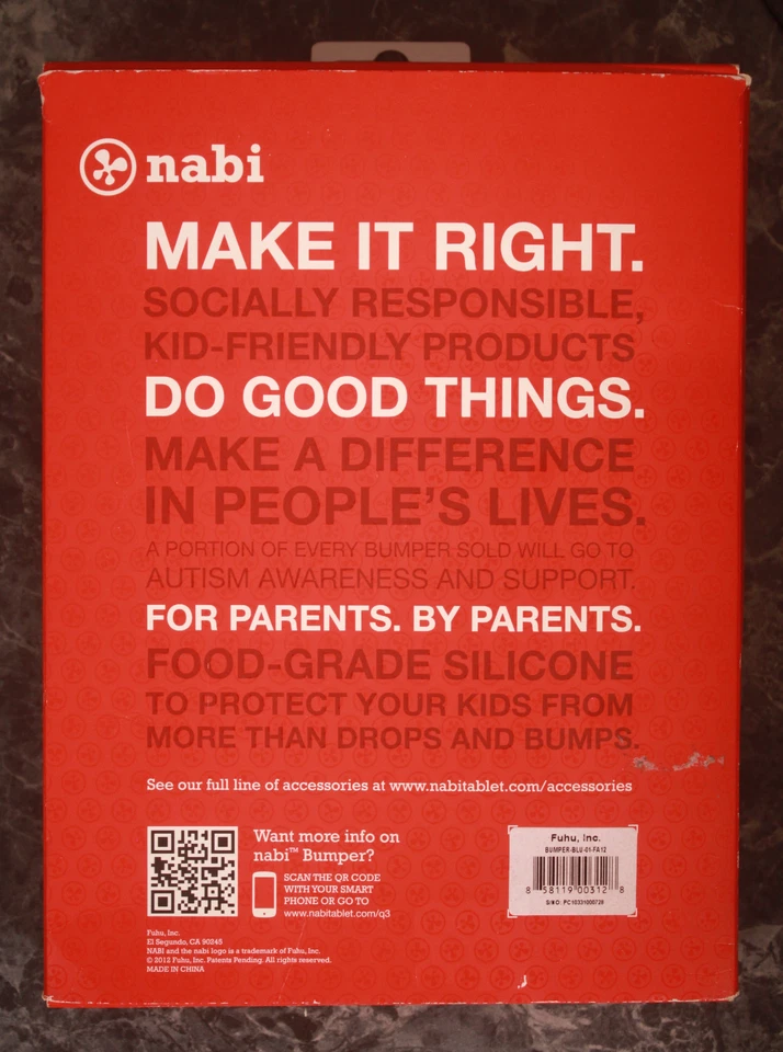 Nabi - Bumber - Red - NIB - Image 2 of 3