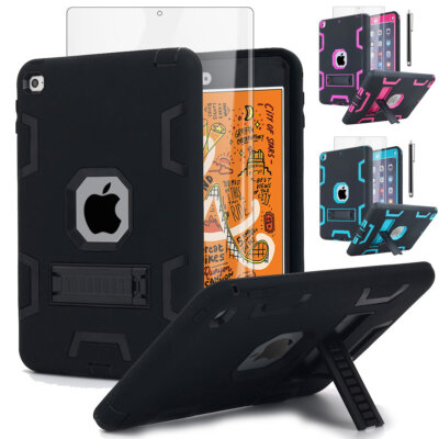For iPad mini 1/2/3/4/5 Case Heavy Duty Shockproof Rugged Stand  Cover
