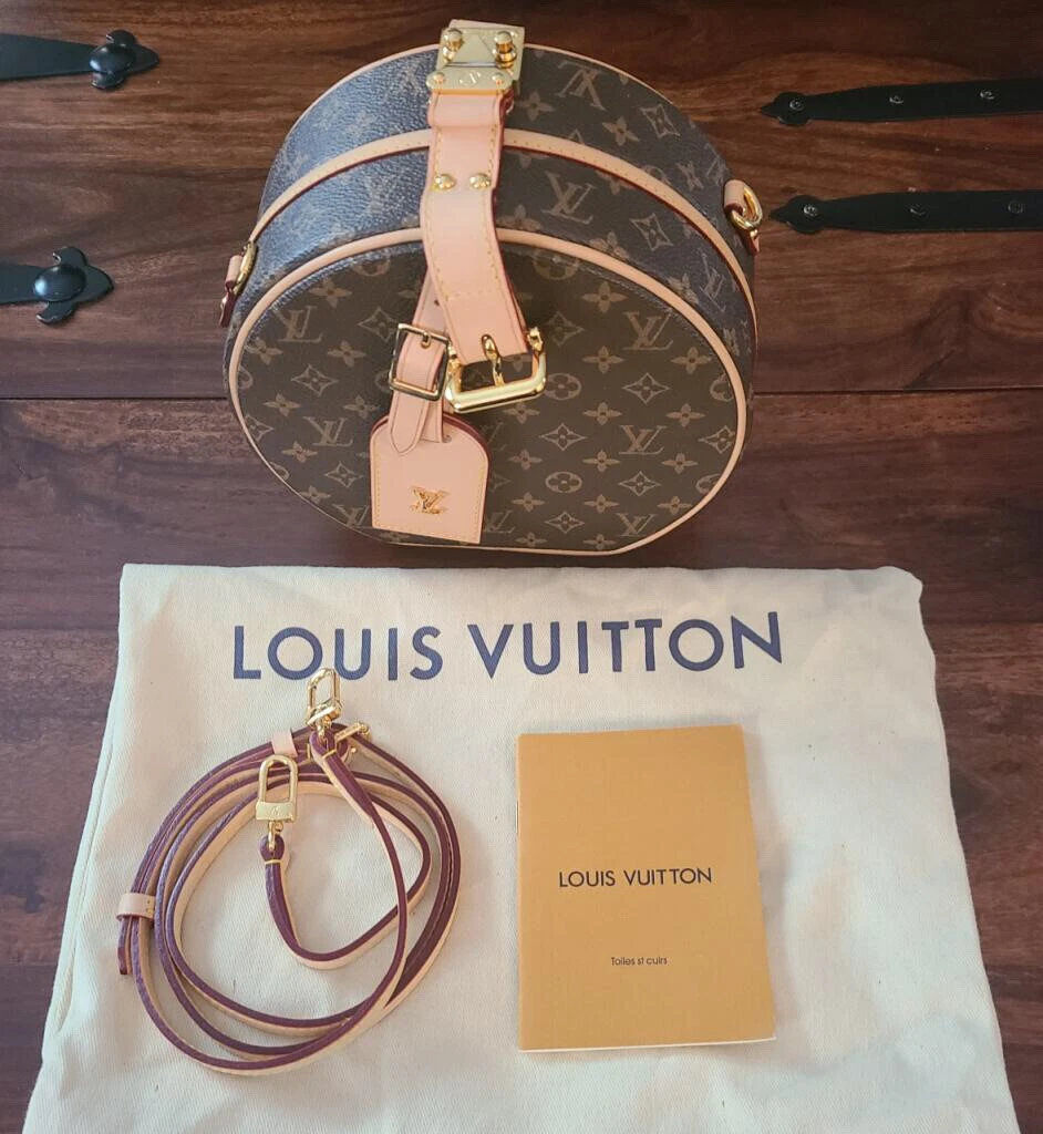 Brand New Louis Vuitton Petite Boite Chapeau Bag Monogram Canvas M43514