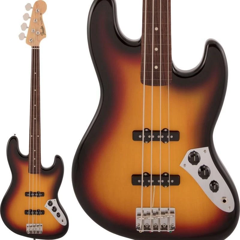 Fender Made in Japan Traditional 60s Jazz Bass Fretless 3-Color Sunburst