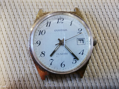 vintage  swiss mens watch  DUGENA