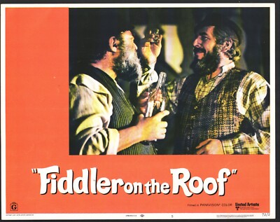 Fiddler Card Lobby Card: Fiddler On the Roof #5 11x14-Color-Lobby Card-Topol-Norma ...