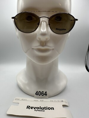 New Vintage Revolution Eyewear With SunShade RE023 Copper 51 18 140