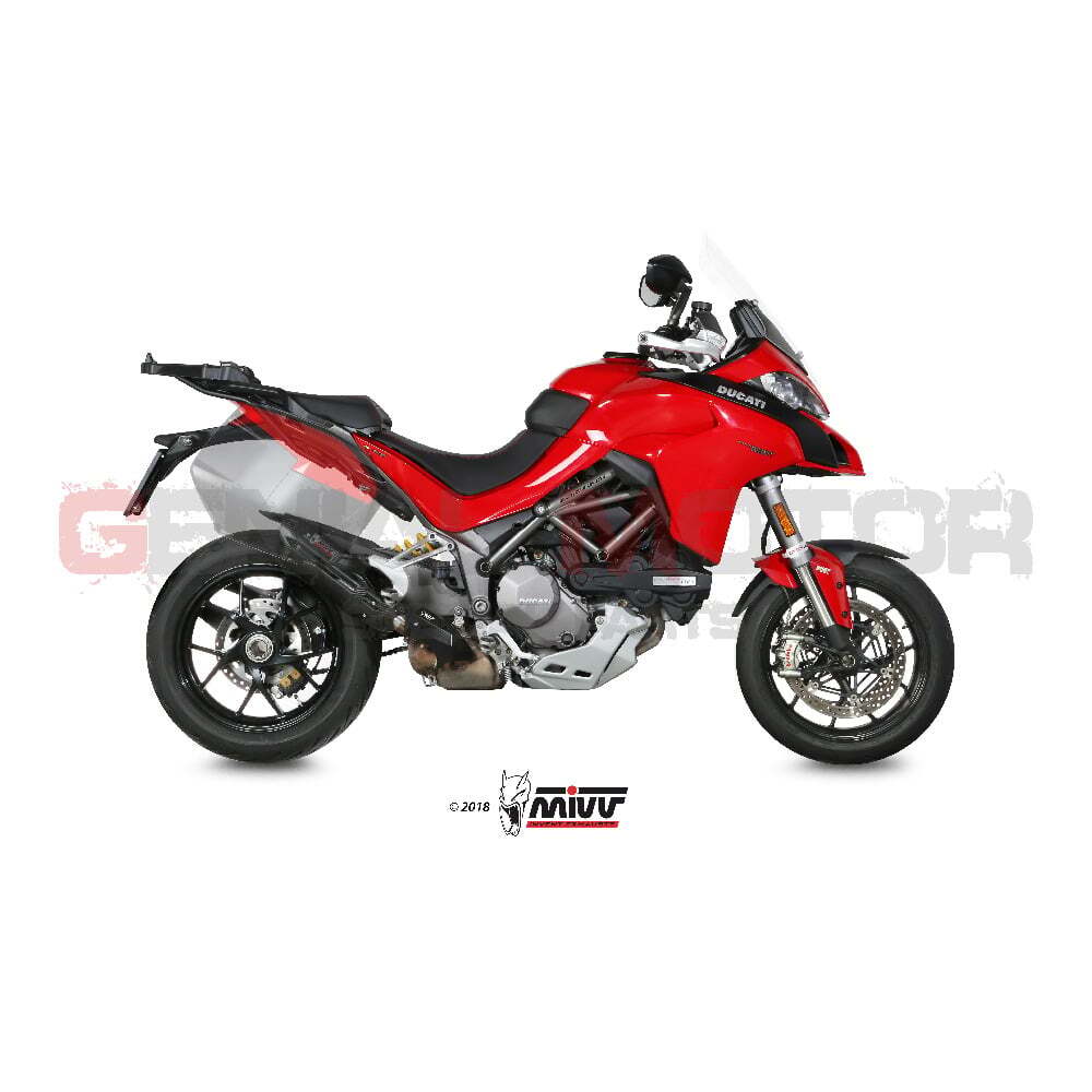 Mivv Exhaust Muffler Suono Black Steel D.034 Ducati Multistrada 1200 2015 > 2017