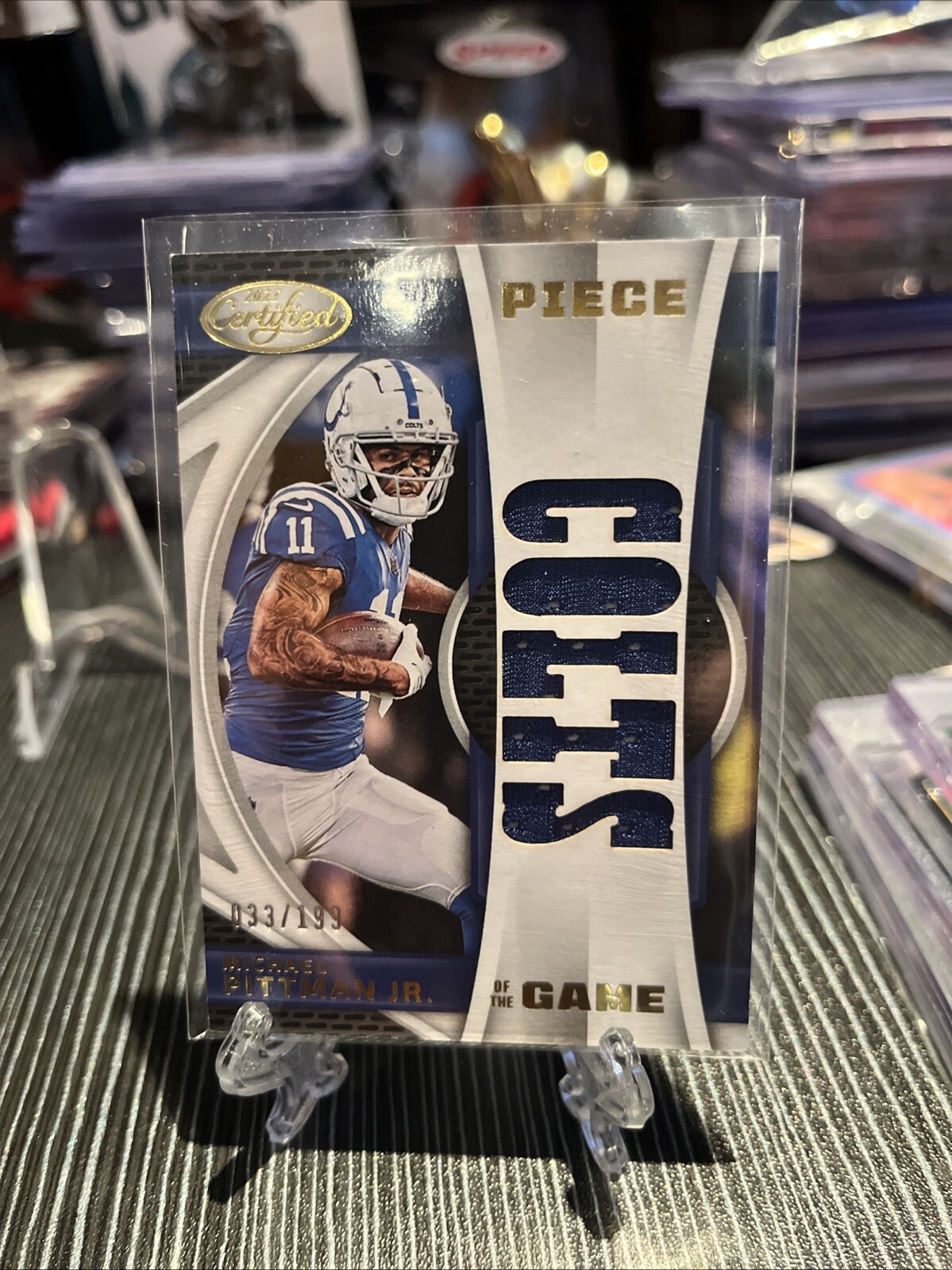 Michael Pittman Jr 2023 Certified Colt S Patch Color Match 33/199 PIECE Game🔥🔥
