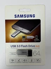 New Samsung USB 3.0 Flash Drive DUO 64GB MUF-64CB/AM