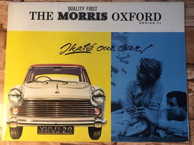 Morris Oxford Car Brochure - July 1964