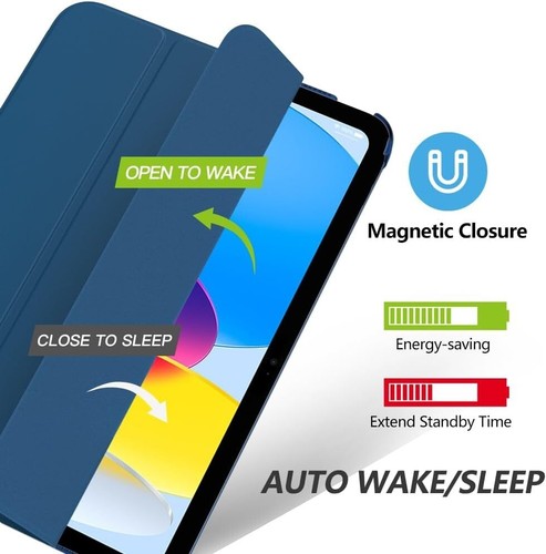 Magnetic Smart Case For iPad Air 1 2 9.7 5/6th 10.2 8 9th 10th 11th Gen 11" 10.9 - Picture 23 of 85