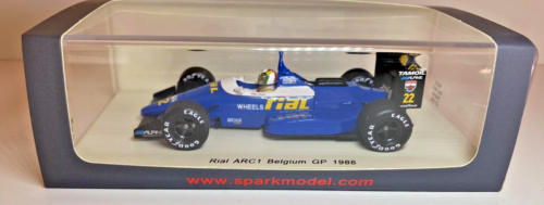 RIAL ARC1 Andrea De Cesaris Belgium GP 1988 1 43 SPARK F1 - Afbeelding 1 van 3