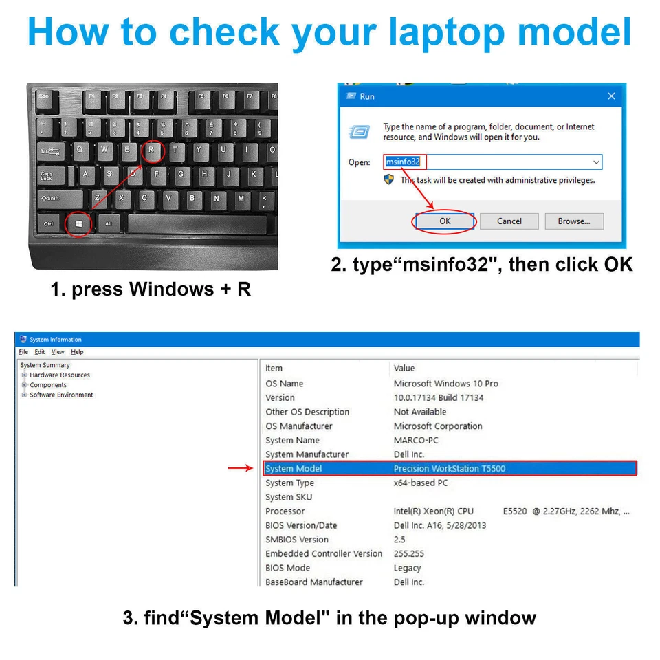 Batería E6540 E6420 para Dell Latitude E6530 E6440 E5430 E5520 E5530 E6430 T54FJ  Foto 4 de 4