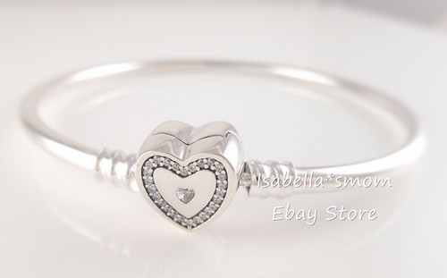 WISHFUL HEART Bangle Bracelet 590729CZ 