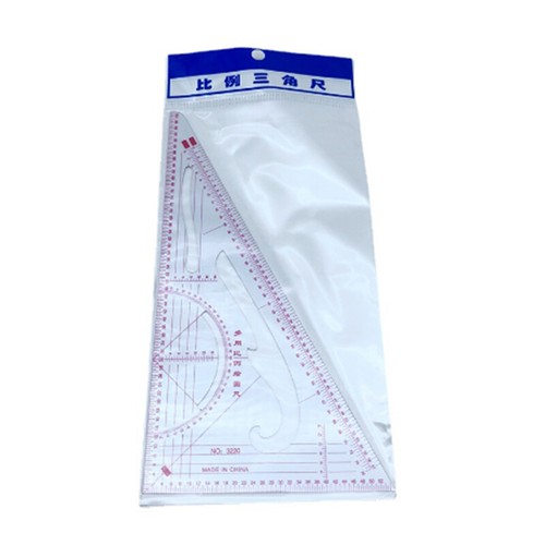 Multi-function Triangular Scale Ruler Measure Plastic Dressmaking ...
