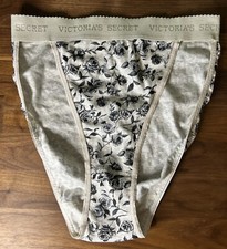 Vintage Victoria's Secret Hi Cut Rio Logo Waist Band Cotton Hi Waist Thick Band