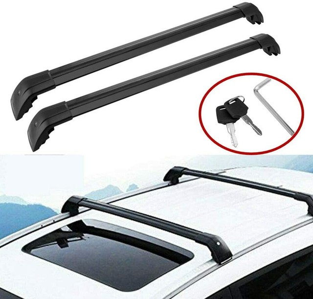 2Pc Fit for Audi Q5 20092017 Lockable Roof Rail Rack Carrier Cross Bar
