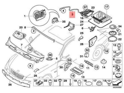OEM BMW E90 E90N E91 E91N E92 E92N REAR WATER OUTLET HOSE  