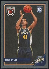 2015-16 Panini Complete Trey Lyles Rookie Silver Parallel Jazz Kings RC #324