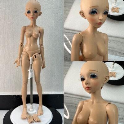 1/4 BJD Doll Eva Light Tan Skin SD Female FL Minifee with Face Makeup Eyes Gift