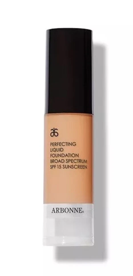 Arbonne 30 ml Boxed Perfecting Liquid Foundation - Golden Bronze RRP £42