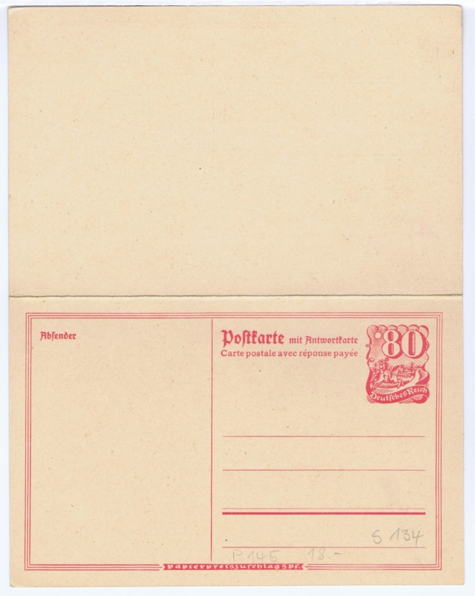 Deutsches Reich, P 145 F/A, ungebr. | eBay
