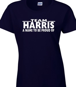 team harris t shirt