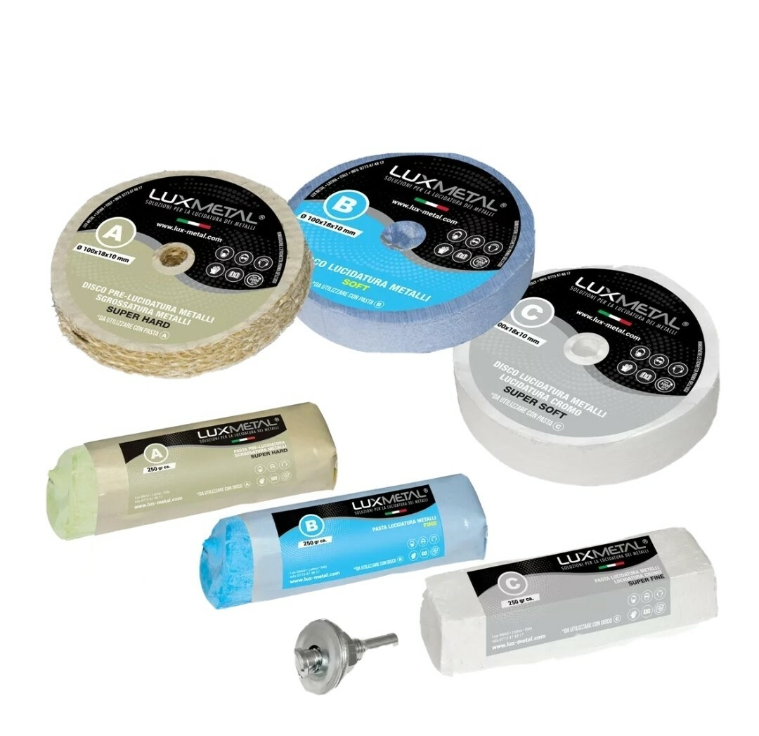 Pasta Lucidatura Metalli Professionale | Acciaio Alluminio Cromo