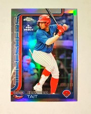 Eduardo Tait 2025 Topps Pro Debut Chrome REFRACTOR 030/199 Twins #PDC-173 RC V6