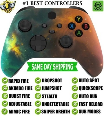 Gold Nebula Silent Modz Rapid Fire Modded Controller for Xbox Series X/S One PC