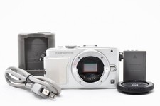 Olympus PEN Lite E-PL6 White 16.1MP Mirrorless Camera Body w/Battery, Charger