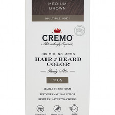 Cremo Hair  Beard Color Medium Brown 2.7 fl oz Single Pack New