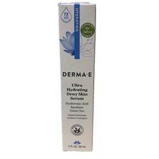 Derma E Ultra Hydrating Dry Skin Serum Hyaluronic Acid Squalane Green Tea 2 floz