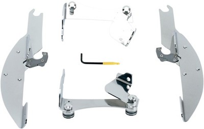 Memphis Shades Trigger-Lock Montagekit Für Batwing-Verkleidung Poliert #MEK1901