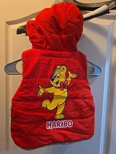 Haribo Hoodie Reversible Xs 6/6x Red /brown NWT Retail 46.00 