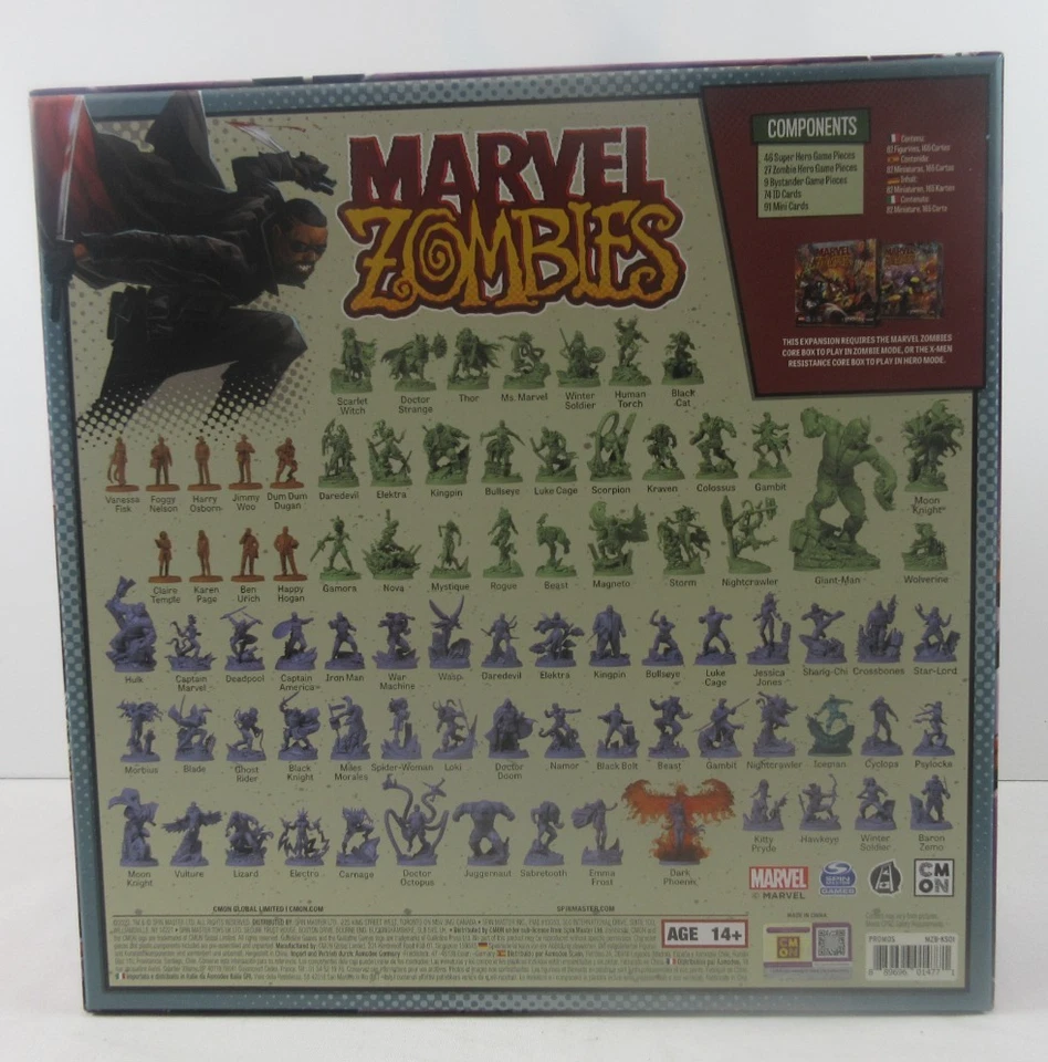 NMIB Marvel Zombies Game "Stretch Goal Box" Kickstarter CMoN 2023 Mattel - Image 4 of 4
