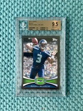 2012 Topps Russell Wilson Black Rookie /57 RC #165 BGS 9.5 True Gem+ Pop 6