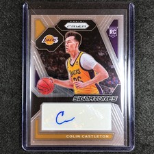 2023-24 Prizm Colin Castleton Rookie Signatures Auto Base #Cnc