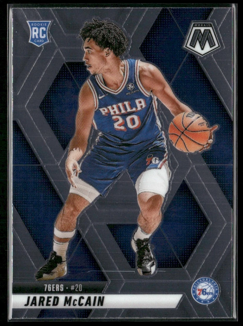 2024-25 PANINI MOSAIC JARED MCCAIN PHILADELPHIA 76ERS RC #228