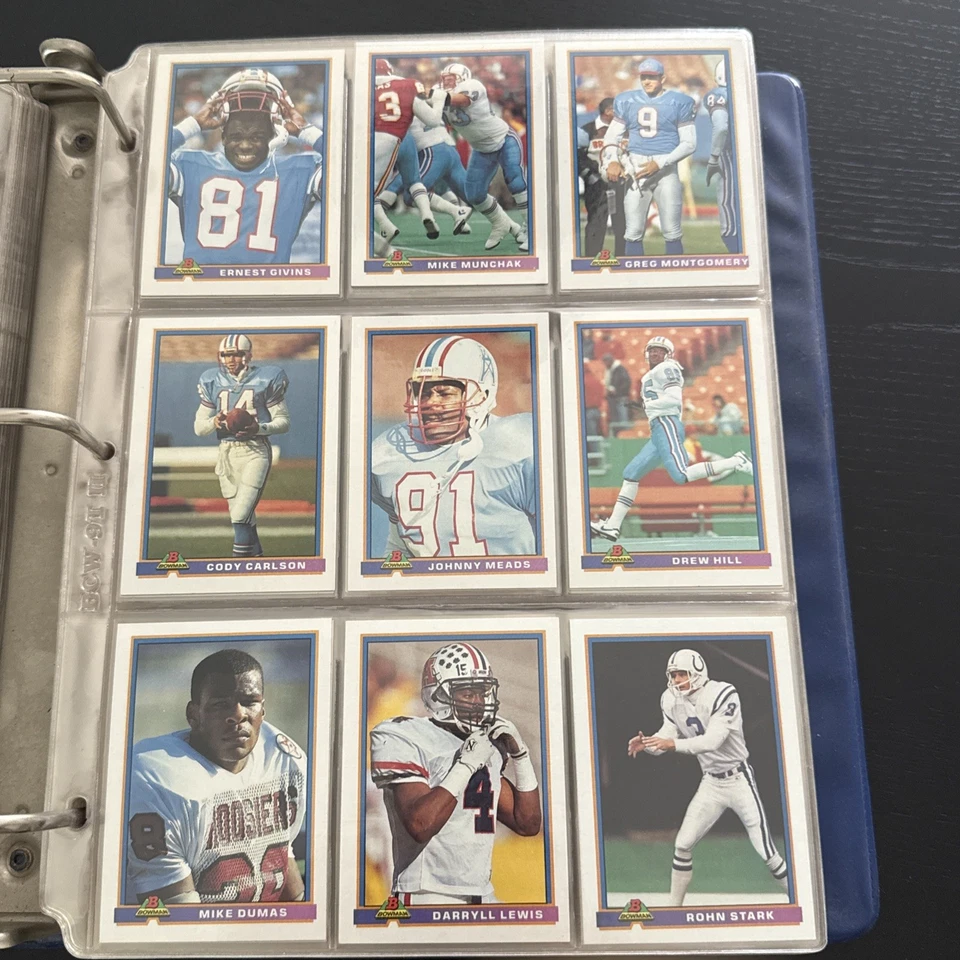 1991 Bowman Football Card #s 188-374 +Rookies -You Pick- NFL Trading Cards - Image 2 of 4