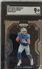 2020 Panini Chronicles - Prizm Black Justin Herbert #PB-3 (RC)