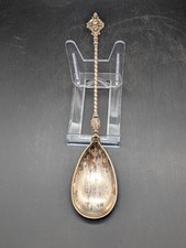 Koch & Bergfeld ? Kompott L&ouml;ffel antik 800  Silber ca. 1880 alt