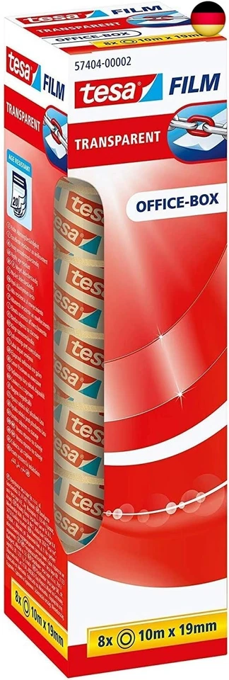 BESUCHE DEN TESA-STORE tesafilm transparent - Transparentes Klebeband mit starker Haftung -